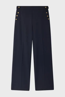 Pablo Pantalon large à pont - NELCIE Marine Outlet