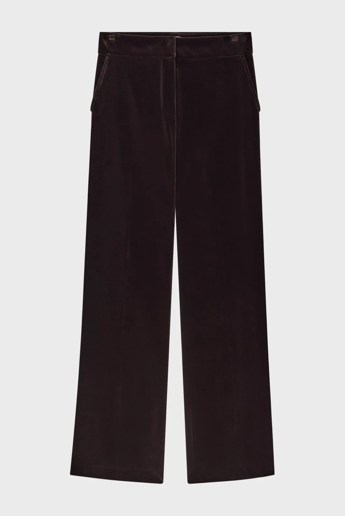 Pablo Pantalon large en velours lisse - NAIS Cinanon Fashion