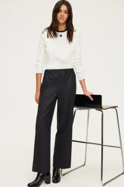 Pablo Pantalon large élastiqué - NAYELY Noir Discount