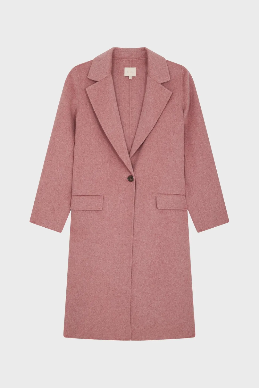 Pablo Pardessus en laine double face - LISSANDRE Rose Discount
