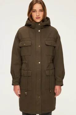 Pablo Parka à capuche - LISE Kaki Store