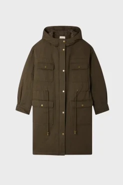 Pablo Parka à capuche - LISE Kaki Store