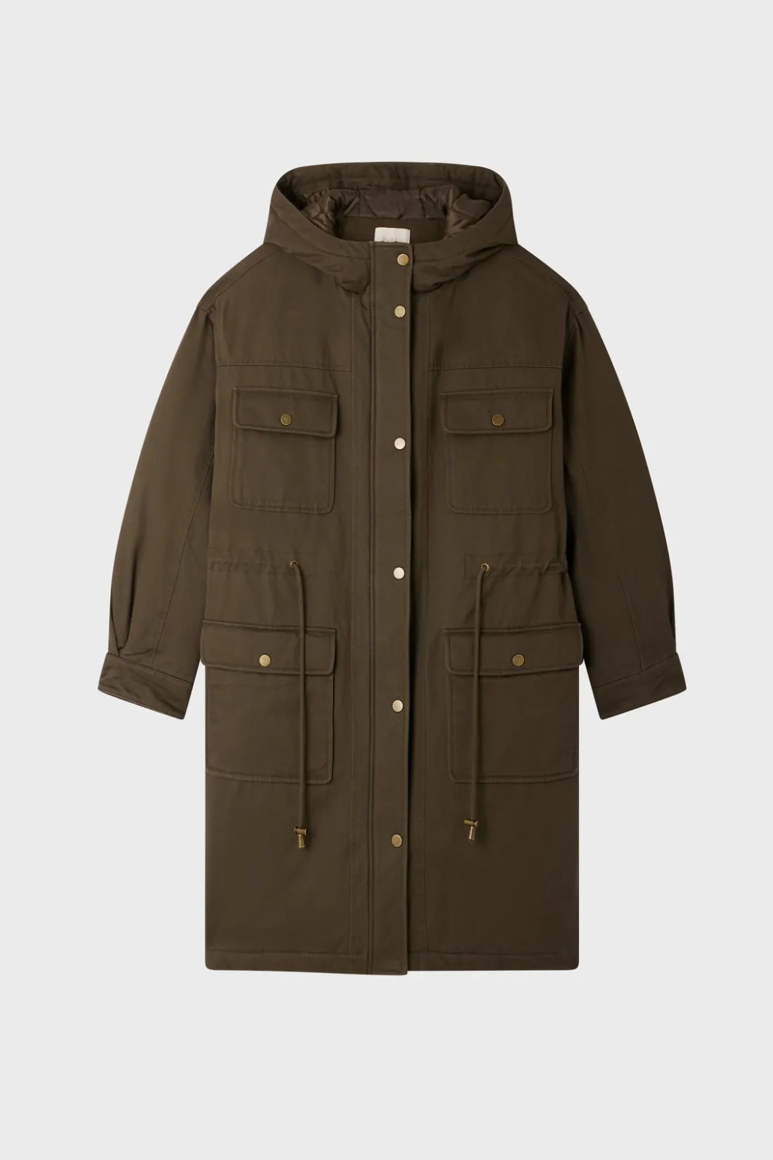 Pablo Parka à capuche - LISE Kaki Store
