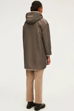 Pablo Parka réversible à capuche - LOUANE Kaki Best Sale
