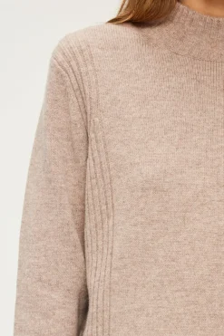 Pablo Pull à col montant en laine - JOVIE Beigerosé Sale