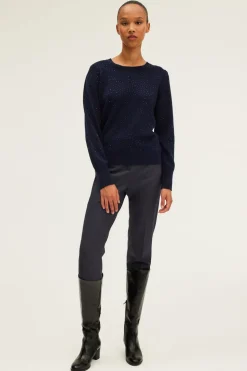 Pablo Pull à strass en laine - JIVAN Marine Outlet