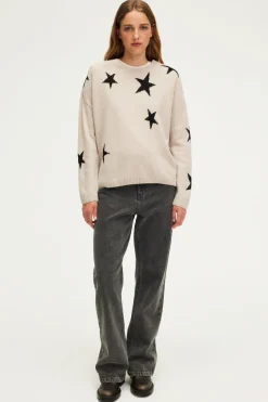 Pablo Pull col rond à étoiles - JESSALYNN Naturel Online