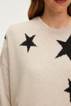 Pablo Pull col rond à étoiles - JESSALYNN Naturel Online
