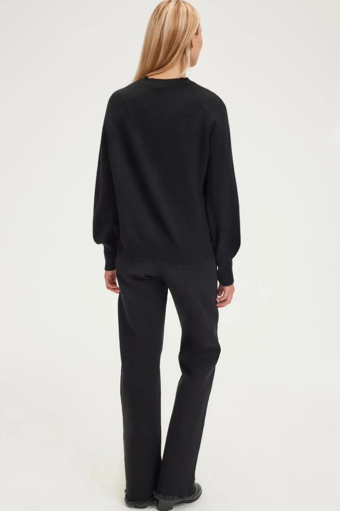 Pablo Pull col rond en cachemire - JULISSA Noir Outlet