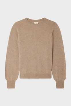 Pablo Pull col rond en cachemire - JULISSA Beige Best Sale