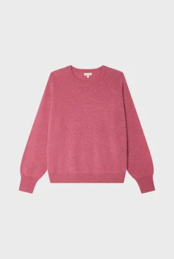 Pablo Pull col rond en cachemire - JULISSA Rose Best Sale