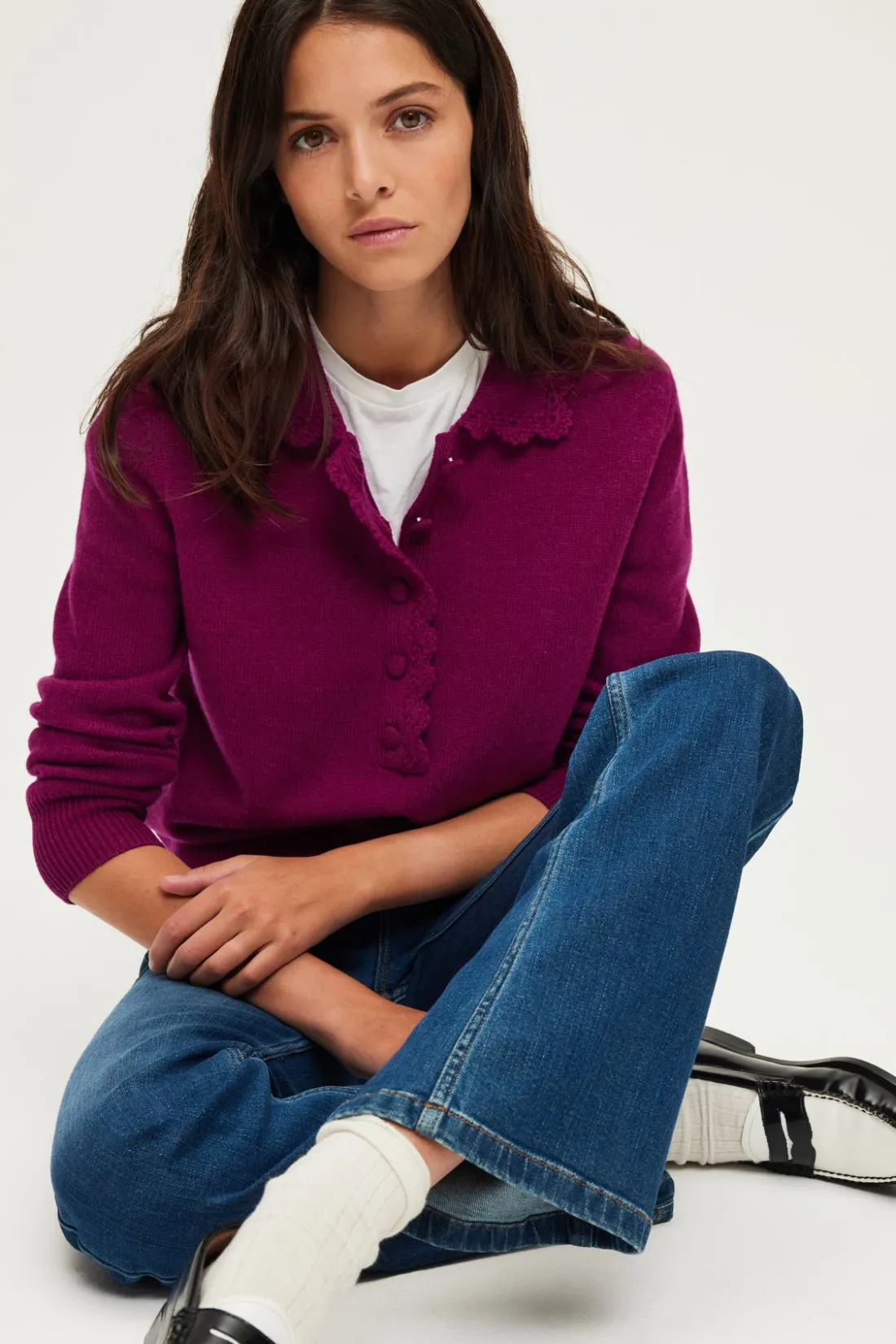 Pablo Pull polo en laine - JANIRA Lipstick Flash Sale