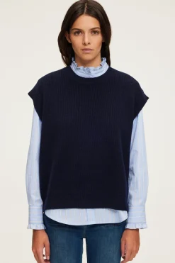 Pablo Pull sans manche à côtes - JOELY Marine Cheap