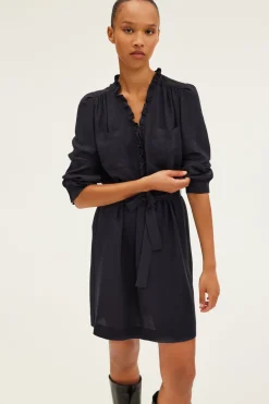 Pablo Robe courte à lurex et volants - SONIA Marine Store