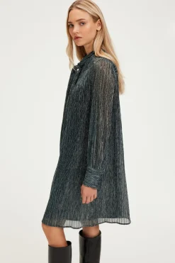 Pablo Robe courte en lurex - SHIRLEY Canard Flash Sale