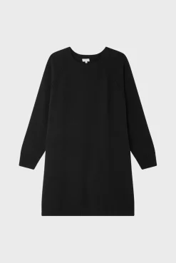 Pablo Robe courte et droite en laine - SOLITA Noir Cheap