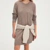Pablo Robe courte et droite en laine - SOLITA Beige Best Sale