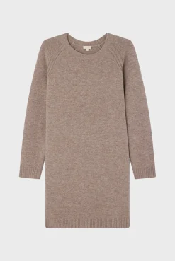 Pablo Robe courte et droite en laine - SOLITA Beige Best Sale