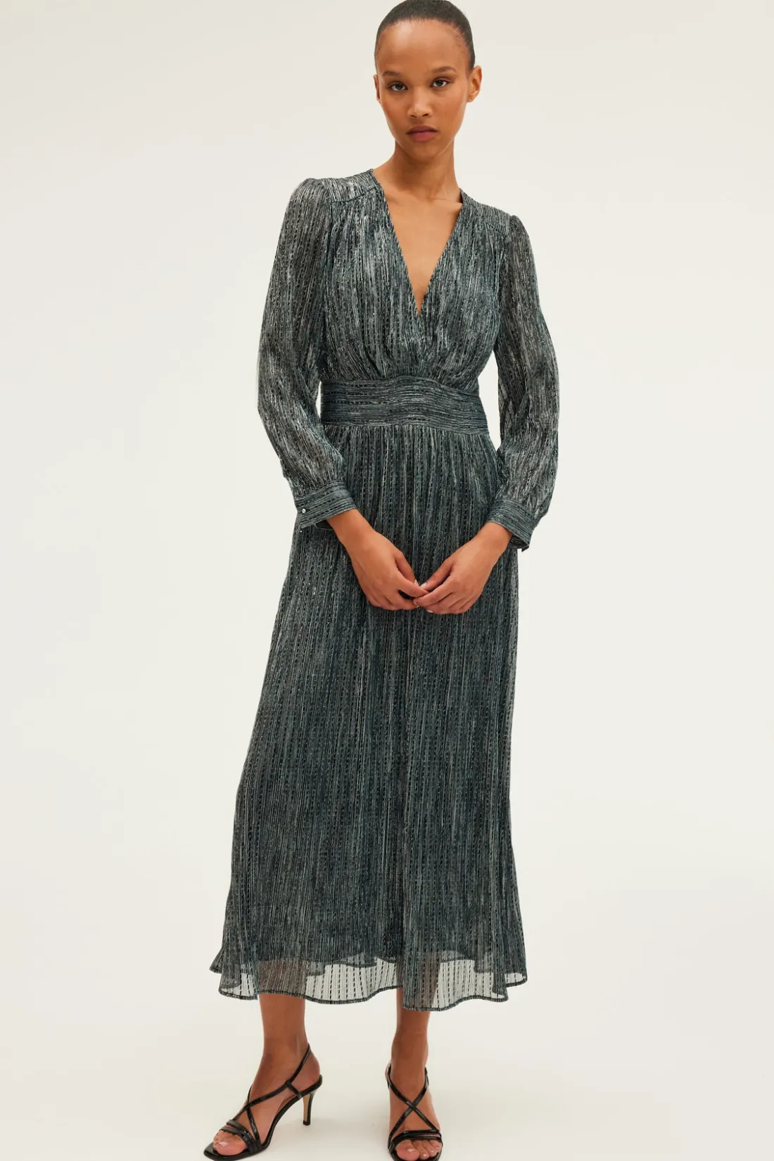 Pablo Robe longue en lurex - SANYA Canard Store