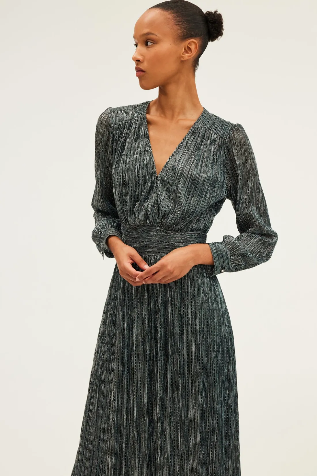 Pablo Robe longue en lurex - SANYA Canard Store