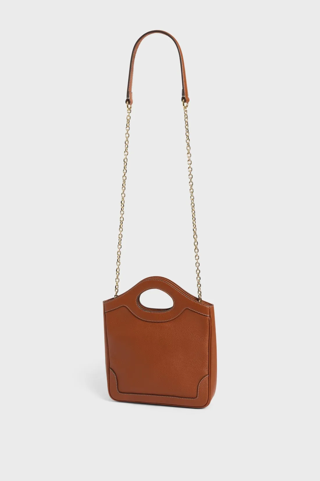 Pablo Sac travers en cuir - MINI GABRIEL Tan Outlet