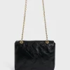 Pablo Sac travers en cuir matelassé - LEAH Noir Clearance