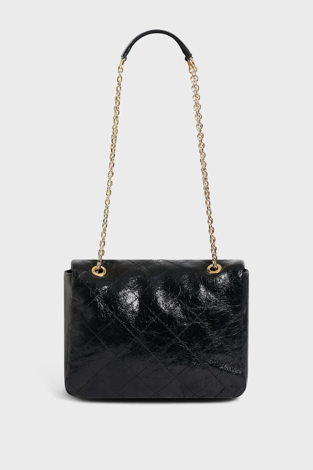 Pablo Sac travers en cuir matelassé - LEAH Noir Clearance