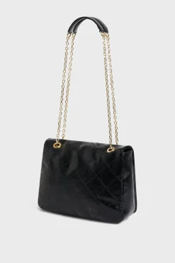 Pablo Sac travers en cuir matelassé - LEAH Noir Clearance