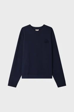 Pablo Sweatshirt en coton - ABIGAELLE Marine Outlet