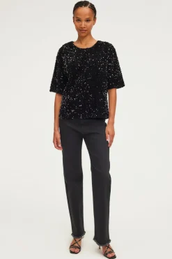 Pablo Top à sequins s - ALESSIA Noir Shop