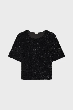 Pablo Top à sequins s - ALESSIA Noir Shop