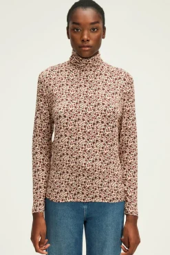 Pablo T-shirt imprimé à col roulé - AMELIE Naturel Online