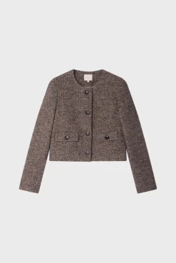 Pablo Veste courte tweed et lurex - MARJANE Grismoyen Sale