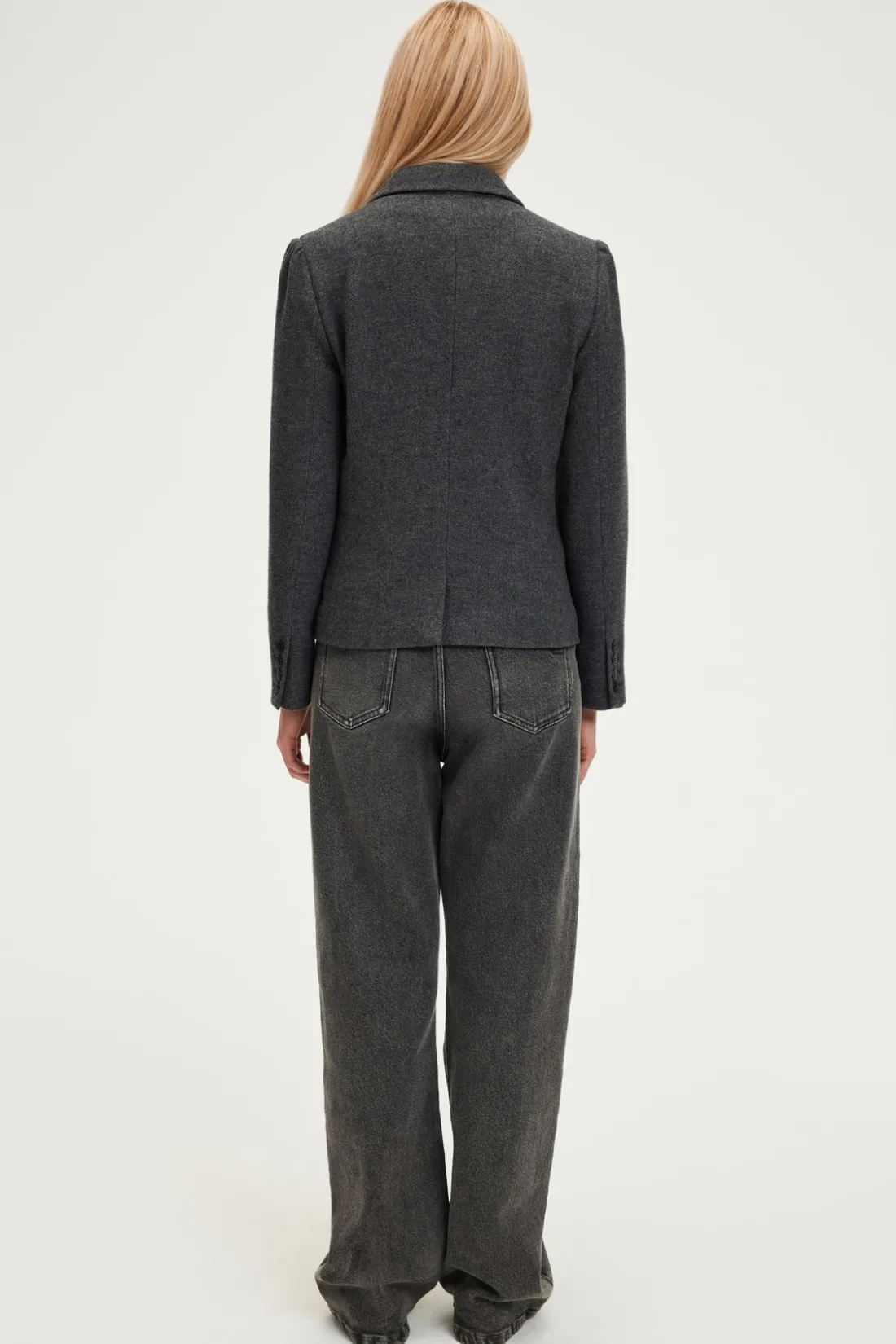Pablo Veste de tailleur en laine mélangée - MAISSANE Grismoyen New