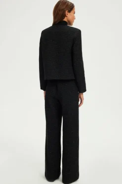 Pablo Veste en tweed - MINA Noir Cheap