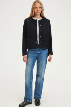 Pablo Veste en tweed et lurex - MAYLINE Marine Store