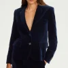 Pablo Veste en velours - MEGANE Marine Discount