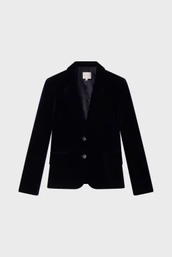 Pablo Veste en velours - MEGANE Marine Discount
